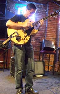 Guitarist Peter Bouffard [Photo by Tom Ineck]
