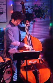 Bassist Orlando Le Fleming is featured [Photo by John Nollendorfs]