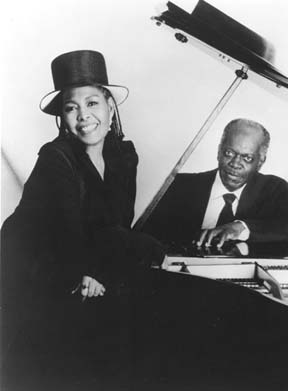 Abbey Lincoln and Hank Jones from the cover of their 1992 release, "When There Is Love" [File Photo]