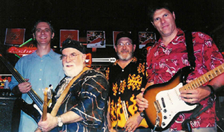 Butch (second from left) with The Cronin Brothers