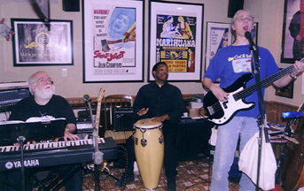 Butch Berman, Norman Hedman and Craig Kingery jam [Photo by Rich Hoover]