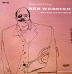 "Ben Webster with Strings," cover by David Stone Martin