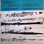 "The Music of Buddy DeFranco," on 45 rpm EP, cover by David Stone Martin 
