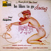 "He Likes to Go Dancing," for the "Music for the Boy Friend" series on Decca, cover by George Petty