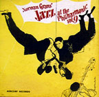 "Jazz at the Philharmonic, Vol. 9," cover by David Stone Martin
