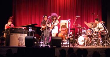 Esperanza Spalding and band at the Raven [Photo by Tom Ineck]