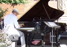 Jason Moran at Rodney Strong [Photo by Tom Ineck]