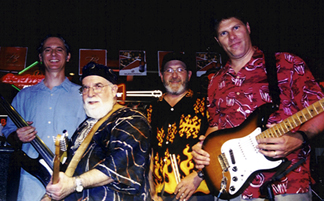 The Cronin Brothers Band (from left) are Craig Kingery, Butch Berman, Don Holmquist and Bill Lohrberg [Photo by Rich Hoover]