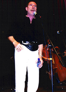 Giacomo Gates at 2004 Topeka Jazz Festival [Photo by Tom Ineck]
