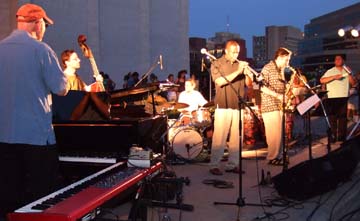 The Darryl White Group at Jazz in June [Photo by Tom Ineck]