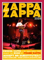 "Zappa Plays Zappa," 2008 tour poster [Courtesy Photo]